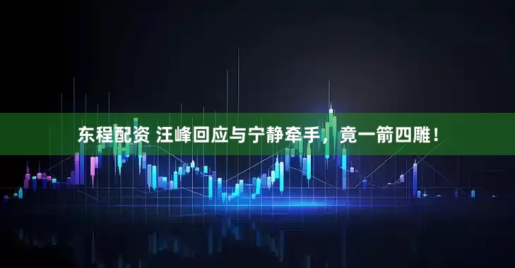 东程配资 汪峰回应与宁静牵手，竟一箭四雕！