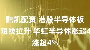 融凯配资 港股半导体板块短线拉升 华虹半导体涨超4%