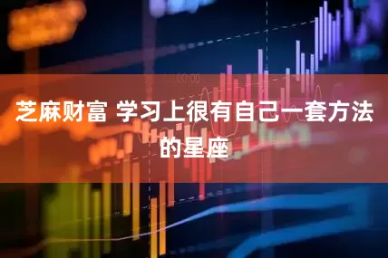 芝麻财富 学习上很有自己一套方法的星座