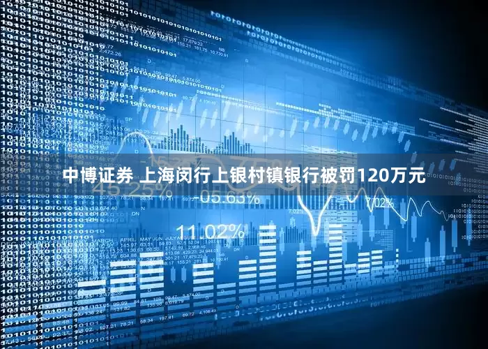 中博证券 上海闵行上银村镇银行被罚120万元